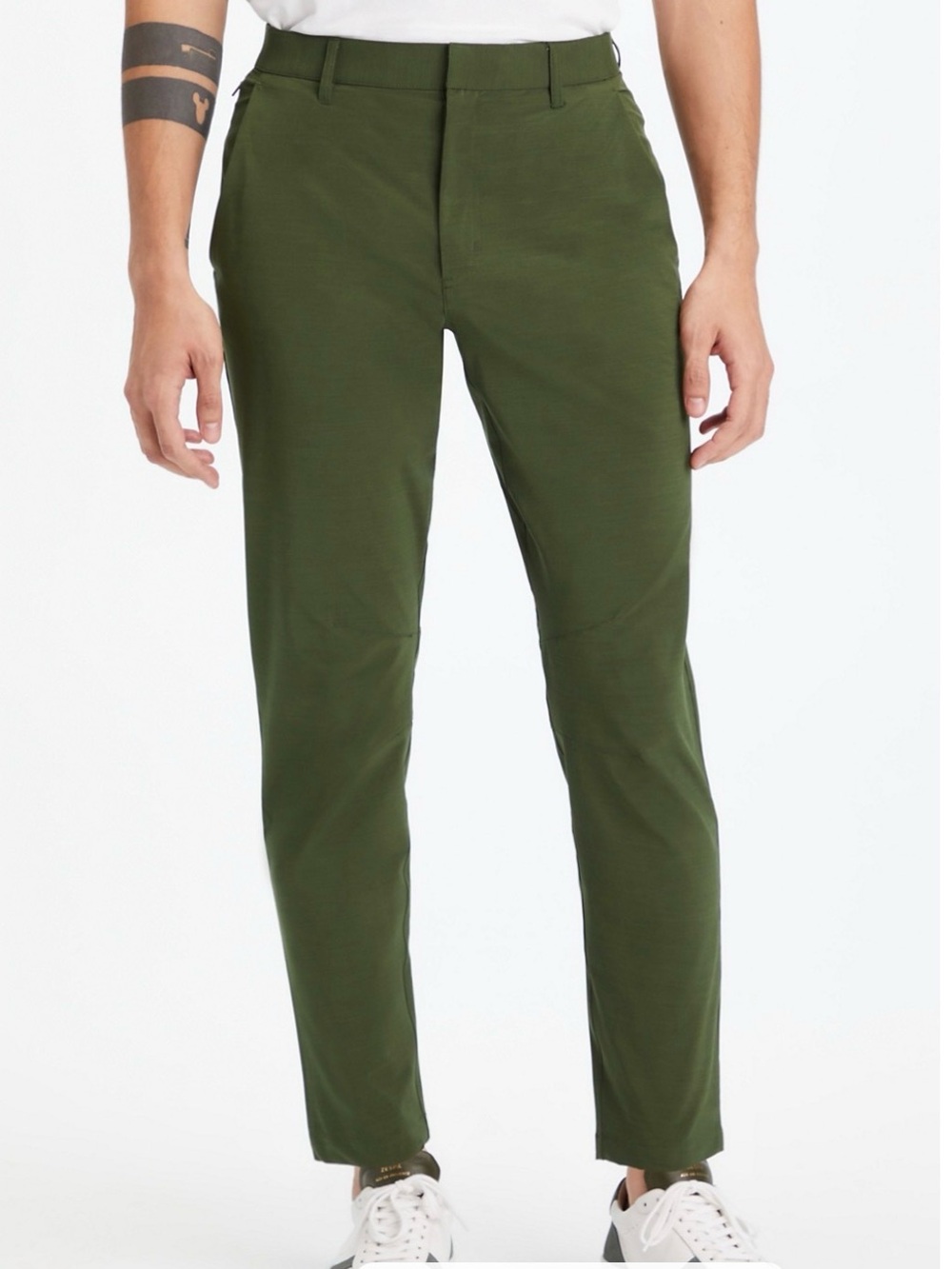 Fabletics NEW The Only Pant Straight Leg Olive Green Golf Performance Size 32x32